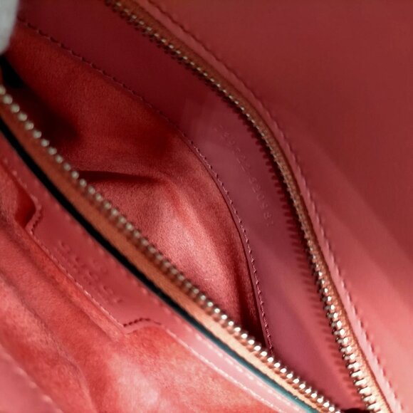 Gucci Shoulder Bag Pink Leather 657-083025 - Picture 9 of 13